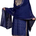 Navy Rayon Straight