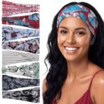 Boho Print Headbands — Pack of 8