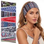 Boho Print Headbands — Pack of 8
