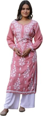 Chikankari Embroidered Kurta and Pant Set — Numeric Sizing