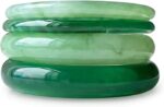 Chunky Acrylic Bangles — Set of 6