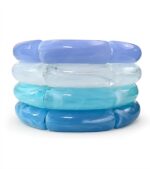 Chunky Acrylic Bangles — Set of 6