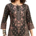Dark Grey Floral