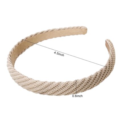 Knitted Non-Slip Headbands — Pack of 4