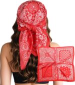 Large Square Satin Scarf, 27.5 Inch