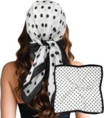 Large Square Satin Scarf, 27.5 Inch