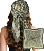 Large Square Satin Scarf, 27.5 Inch