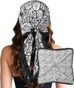 Large Square Satin Scarf, 27.5 Inch