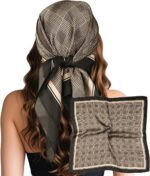Large Square Satin Scarf, 27.5 Inch