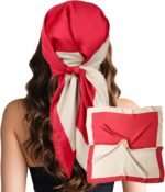 Large Square Satin Scarf, 27.5 Inch
