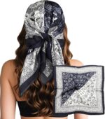 Large Square Satin Scarf, 27.5 Inch