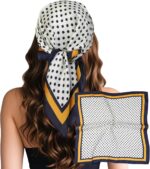 Large Square Satin Scarf, 27.5 Inch