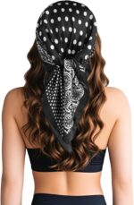Large Square Satin Scarf, 27.5 Inch