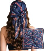 Large Square Satin Scarf, 27.5 Inch