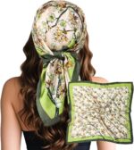 Large Square Satin Scarf, 27.5 Inch