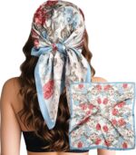 Large Square Satin Scarf, 27.5 Inch