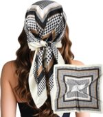 Large Square Satin Scarf, 27.5 Inch