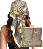 Large Square Satin Scarf, 27.5 Inch