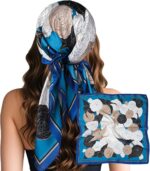 Large Square Satin Scarf, 27.5 Inch