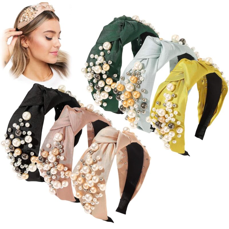 Padded Fabric Headbands — Pack of 6