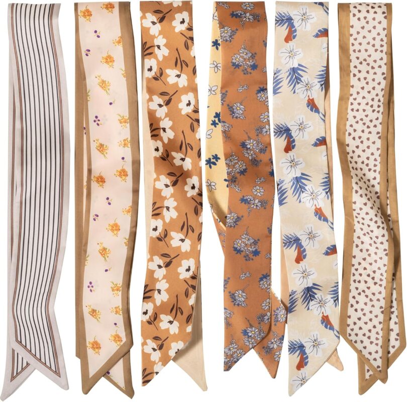 Satin Head Scarves — Pack of 6